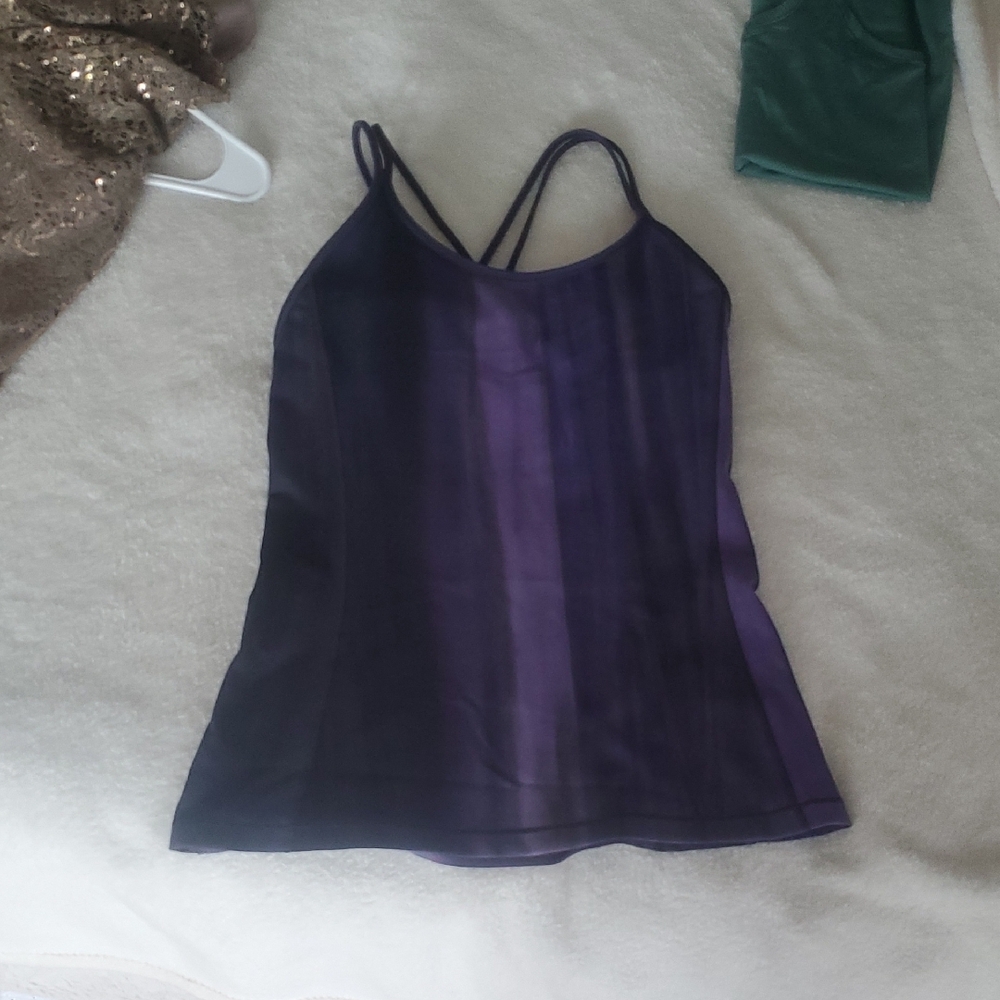 Purple Spaghetti Strap Top